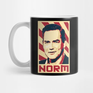 Norm Macdonald Retro Propagnda Mug